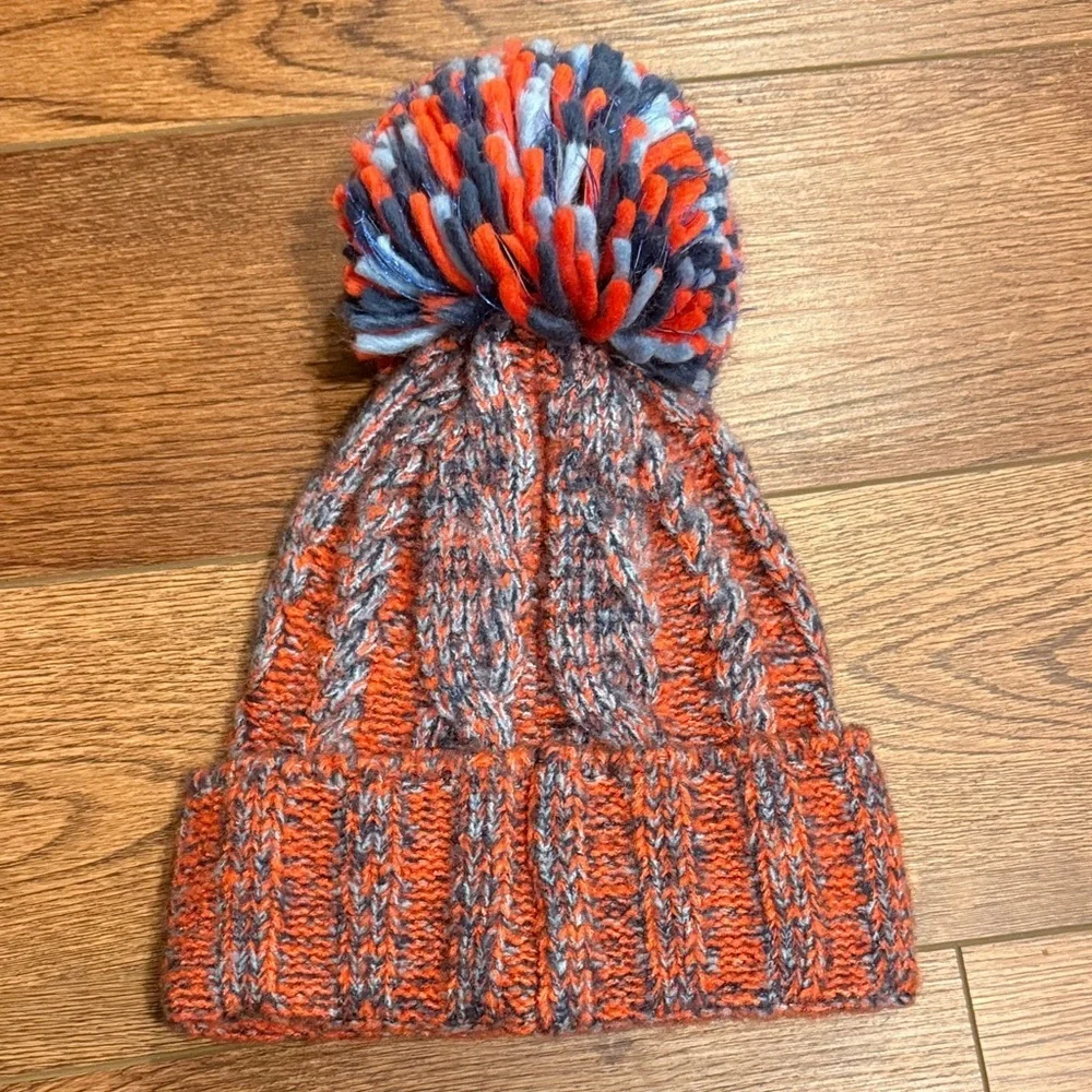 FP Movement by Free People Kids Knit Beanie - Orange and Blue
